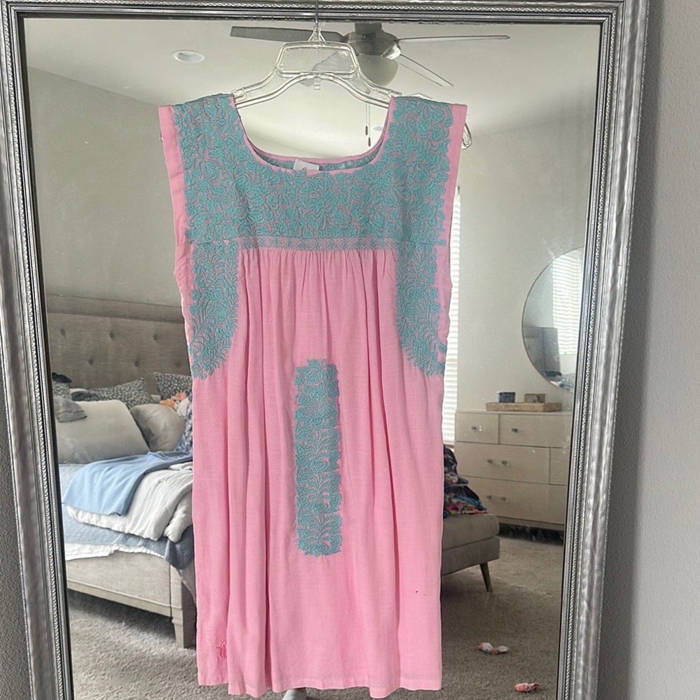 Pink and Blue Kids Dress
